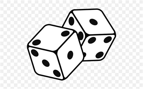 black and white dice clipart|free black and white drawings.